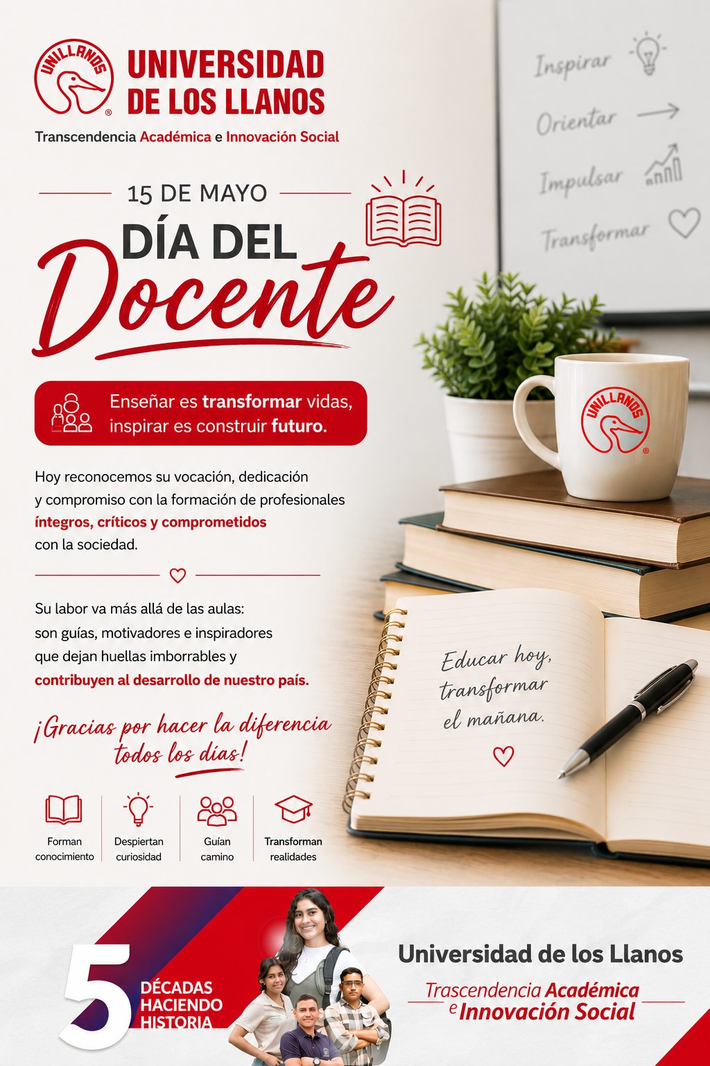 Hoy celebramos el Día del Docente