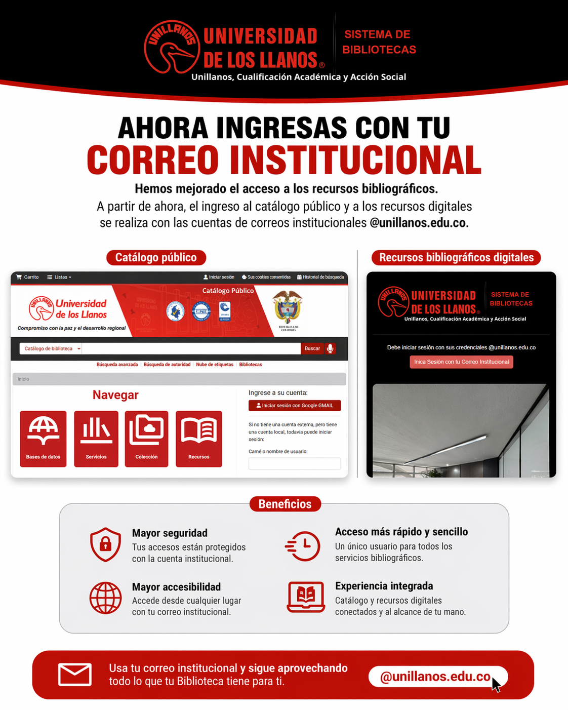 Consulta la nueva forma de acceder a los recursos Bibliográficos